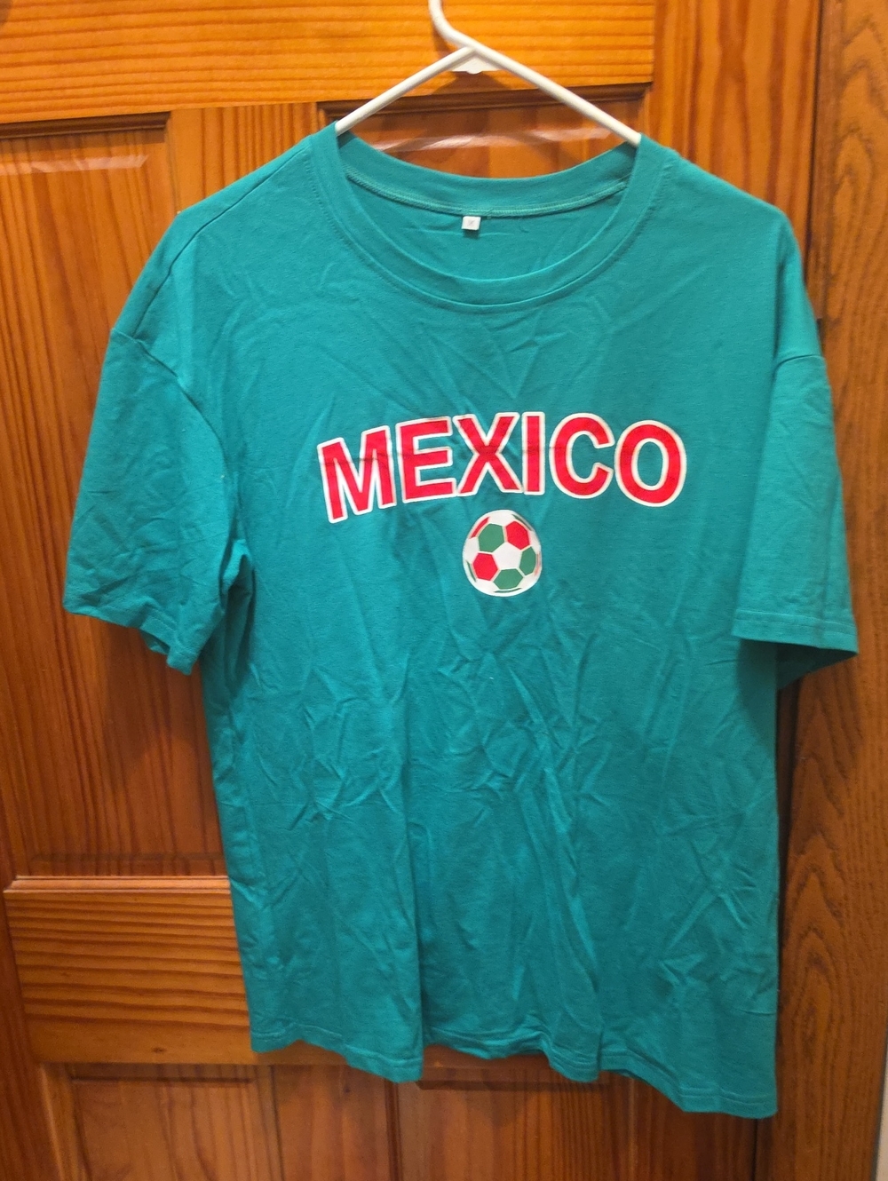 Mexico Teal Short-Sleeve Crew Neck T‑Shirt